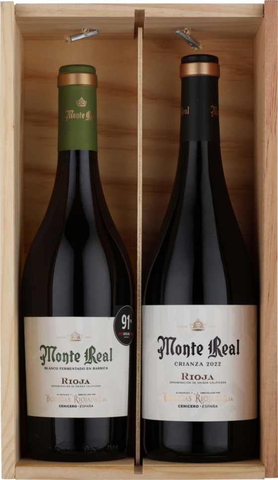 Product afbeelding: Monte Real Red & White Wooden Box