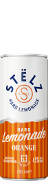 Stëlz Hard Seltzer Lemonade Orange