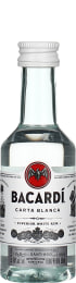 Bacardi Carta Blanca miniaturen