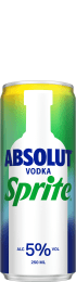 Absolut Vodka Sprite blik