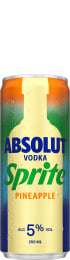Absolut Pineapple Sprite blik